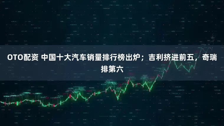 OTO配资 中国十大汽车销量排行榜出炉；吉利挤进前五，奇瑞排第六