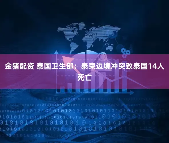 金猪配资 泰国卫生部：泰柬边境冲突致泰国14人死亡